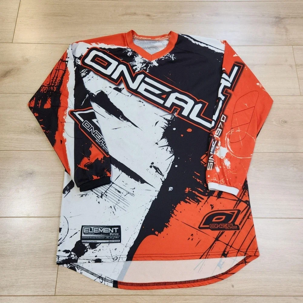 O'Neal Element Jersey Pants Set Youth Large 28 Orange Black Motocross MX Gear